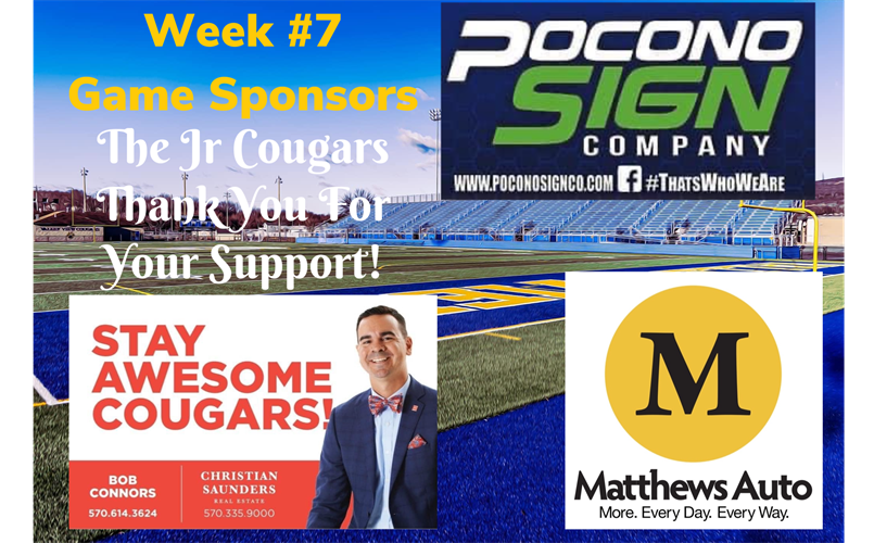 Week 7 Sponsors