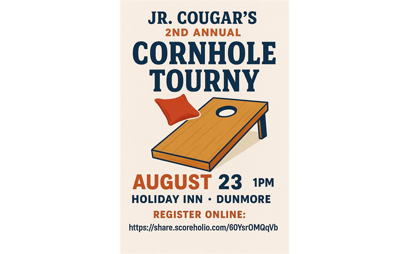 2025 2nd Annual Jr Cougars Cornhole Tournament