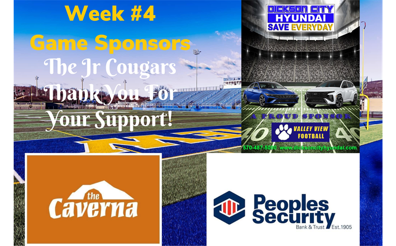 Week 4 Sponsors